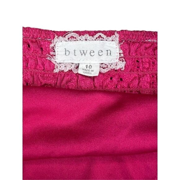 Btween Magenta Pink Shorts and Tank Outfit Set Girls 10 - Picture 4 of 8